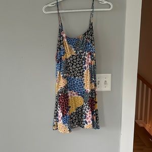 Very flattering colorful dress from forever 21